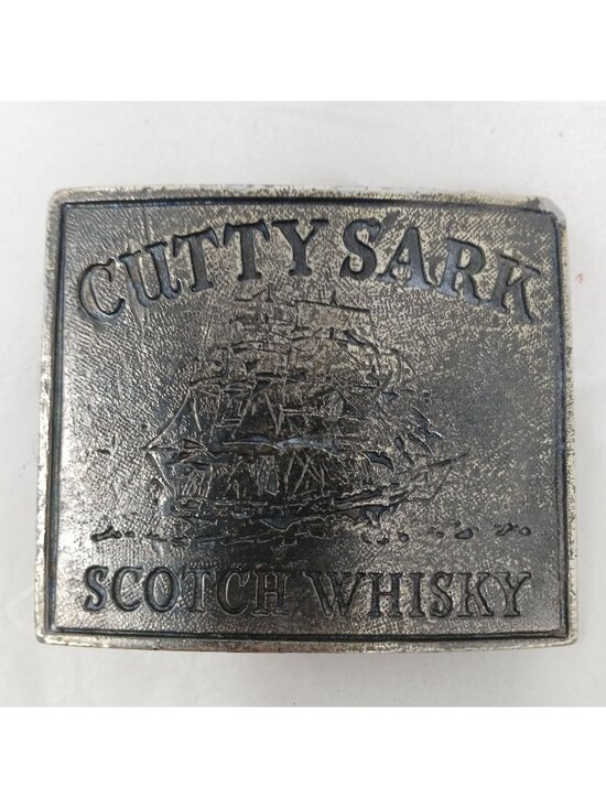 Cutty Sark Other - Belt Buckle Cutty Sark Scotch Whisky Vintage Metal #J-12